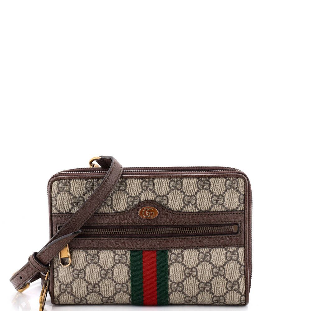 Gucci Small Ophidia Double Zip Crossbody Bag